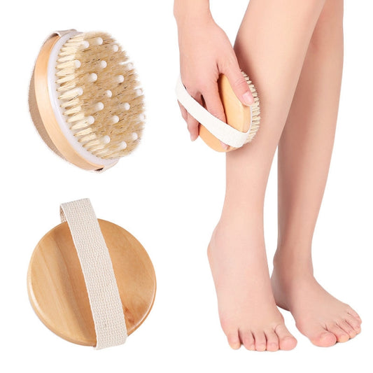 PPR Soft Bead Handleless Massage Bristle Bath Brush(As Show) by buy2fix