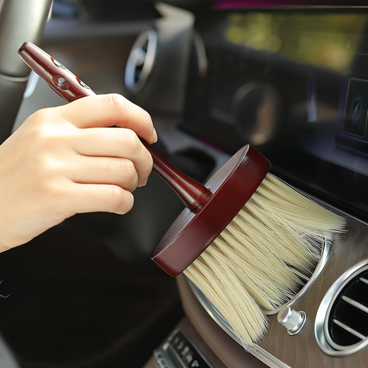 Wood Lengthening Handle Dust Brush Car Vent Internal Decoration Soft Brush - Car washing supplies by buy2fix | Online Shopping UK | buy2fix