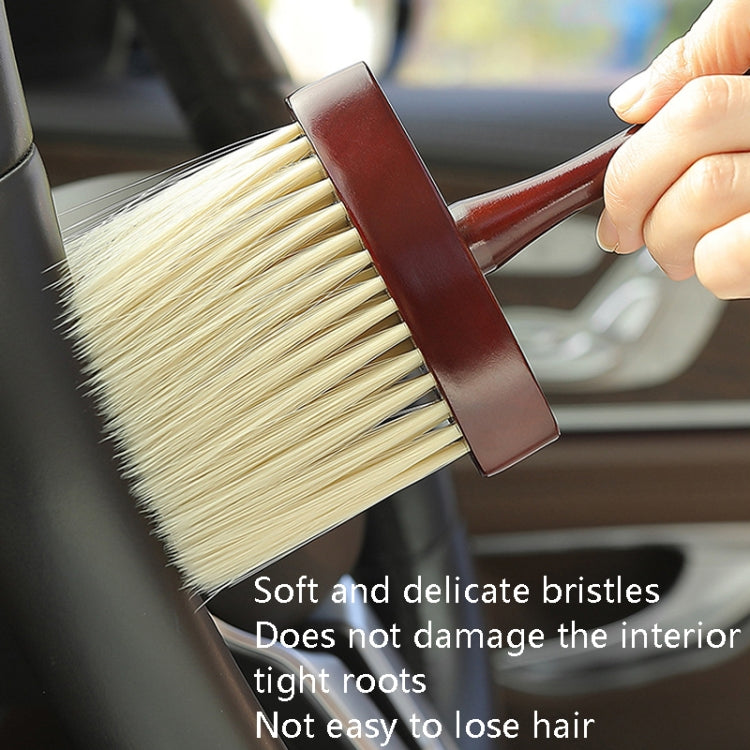 Wood Lengthening Handle Dust Brush Car Vent Internal Decoration Soft Brush - Car washing supplies by buy2fix | Online Shopping UK | buy2fix