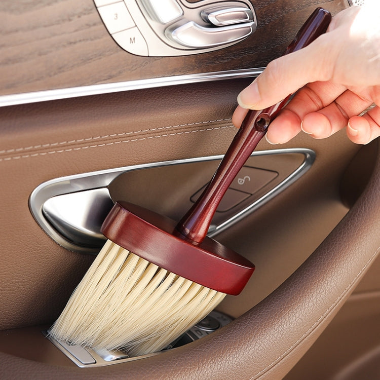 Wood Lengthening Handle Dust Brush Car Vent Internal Decoration Soft Brush - Car washing supplies by buy2fix | Online Shopping UK | buy2fix