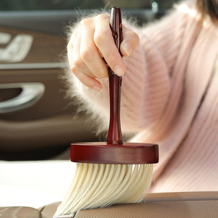 Wood Lengthening Handle Dust Brush Car Vent Internal Decoration Soft Brush - Car washing supplies by buy2fix | Online Shopping UK | buy2fix