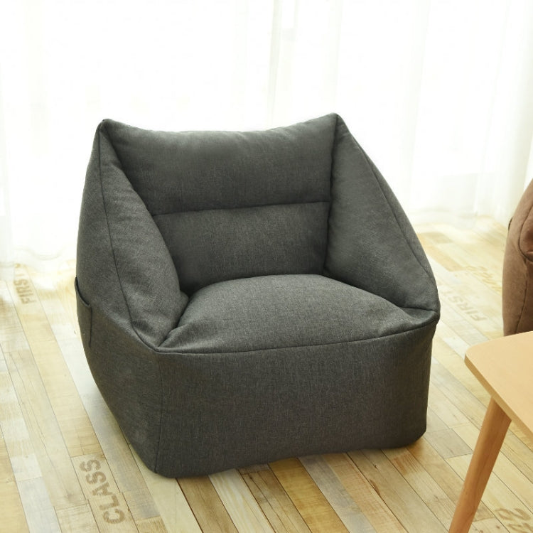 Loafers Sofa BagSkeletonless Coat, Unfilled, Specification: Chair Cloth Cover(Dark Gray) - Sofa Covers & Chair Covers by buy2fix | Online Shopping UK | buy2fix