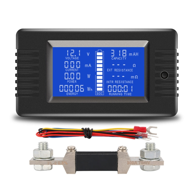 DC 0-200V Voltage Current Battery Tester, Specification: PZEM-015 With 300A Shunt - Battery & Resistance Tester by buy2fix | Online Shopping UK | buy2fix