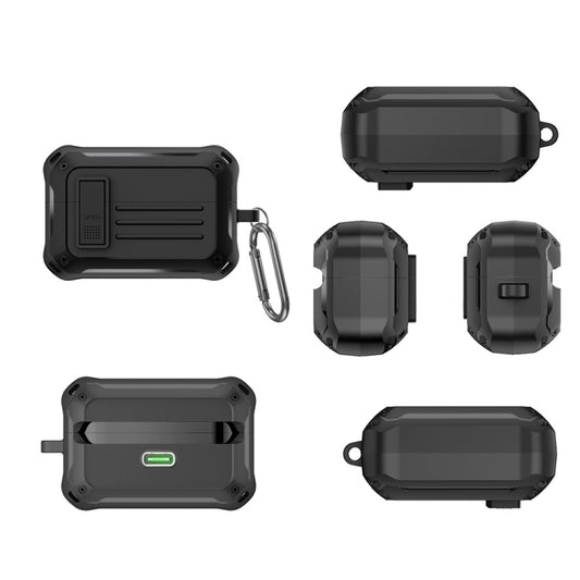 2pcs Bluetooth Earphone Storage Dust Cover For Sony WF-1000XM4(Black) by buy2fix