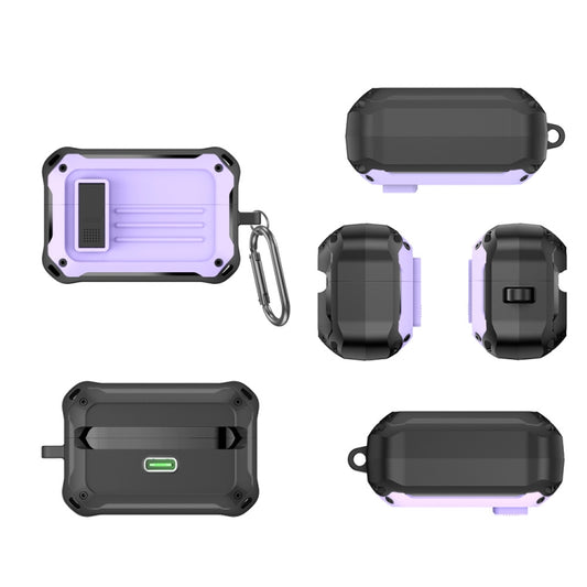 2pcs Bluetooth Earphone Storage Dust Cover For Sony WF-1000XM4(Purple) by buy2fix