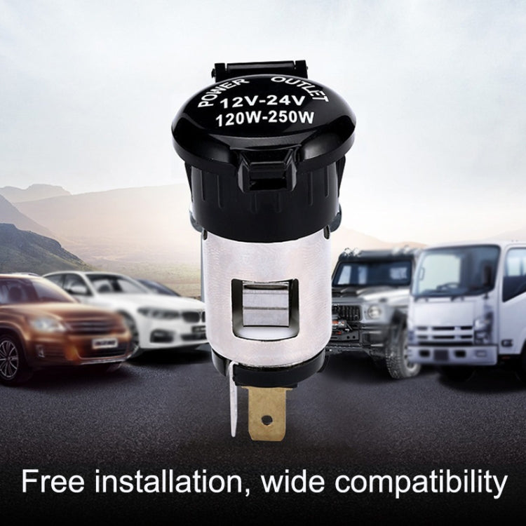Car Modified Cigarette Lighter Car Charging Power Socket Cigarette Type (with 15cm Line) - Cigar Socket by buy2fix | Online Shopping UK | buy2fix