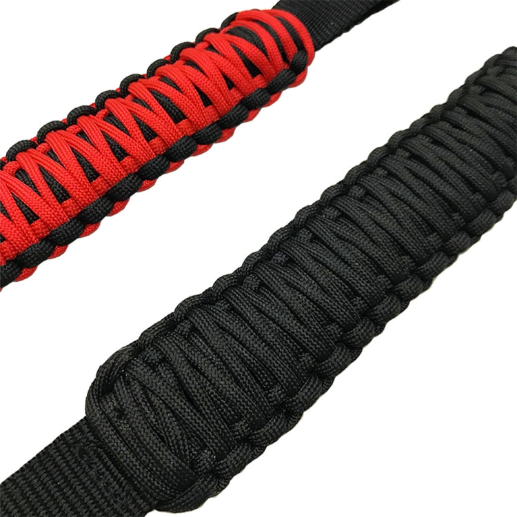 Car Rear Handle SUV Modified Umbrella Rope Braided Handle(1070A Red Black) - Door Handles by buy2fix | Online Shopping UK | buy2fix