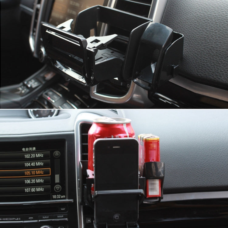 2 PCS SD-1012 Car Multifunctional Drink Holder Garbage Box(Black) - Car Drink Holders by buy2fix | Online Shopping UK | buy2fix