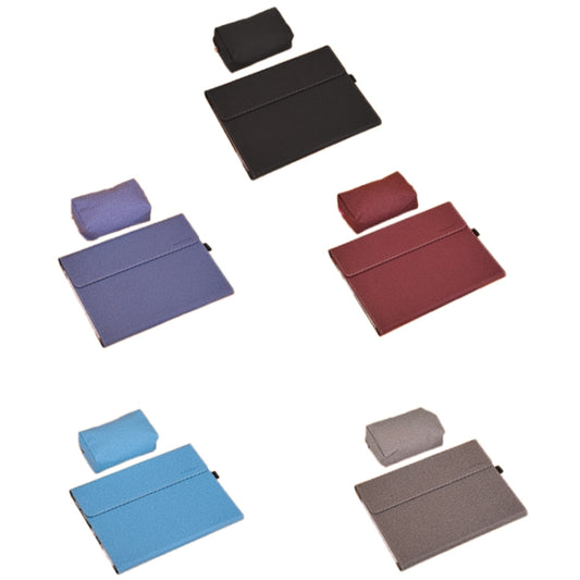 All-Inclusive Drop Case For Microsoft Surface Pro 8, Color: TPU Soft Shell Wine Red With Power Pack - Others by buy2fix | Online Shopping UK | buy2fix