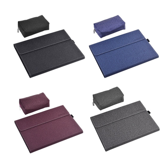 All-Inclusive Drop Case For Microsoft Surface Pro 8, Color: PC Hard Shell Dark Blue With Power Pack - Others by buy2fix | Online Shopping UK | buy2fix