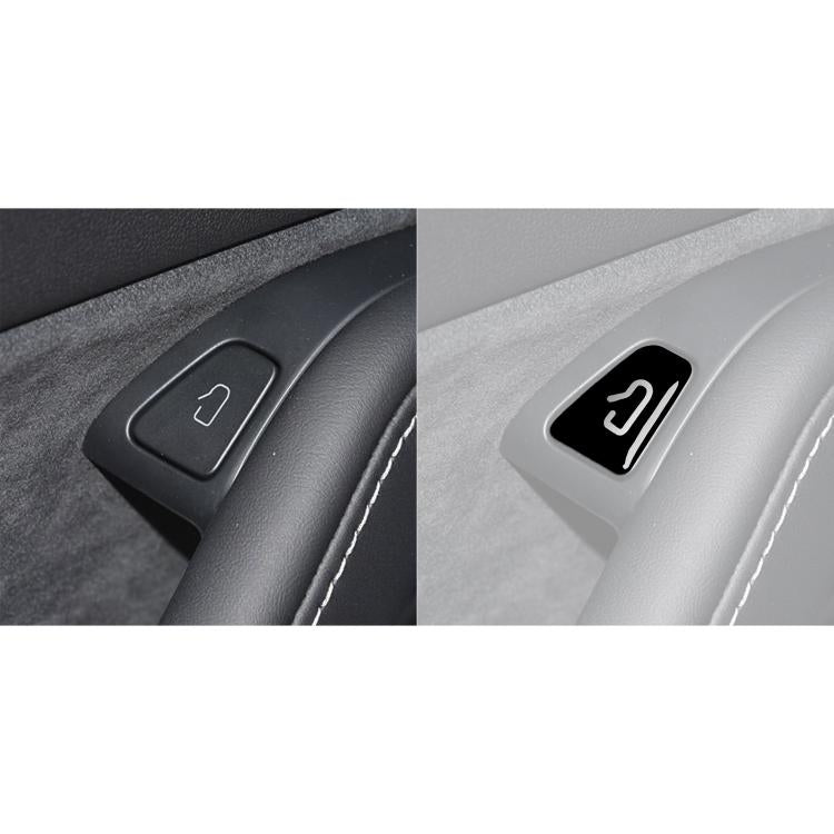 For Tesla Model 3/Y 4pcs /Set Car Window Switch Stickers(Piano Black) - Car Interior Mouldings by buy2fix | Online Shopping UK | buy2fix