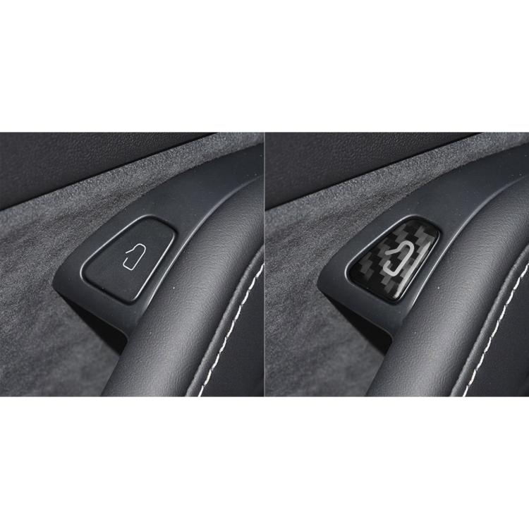 For Tesla Model 3/Y 4pcs /Set Car Window Switch Stickers(Black) - Car Interior Mouldings by buy2fix | Online Shopping UK | buy2fix