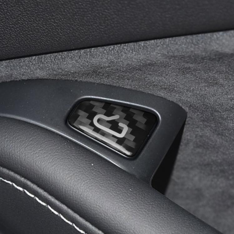 For Tesla Model 3/Y 4pcs /Set Car Window Switch Stickers(Black) - Car Interior Mouldings by buy2fix | Online Shopping UK | buy2fix