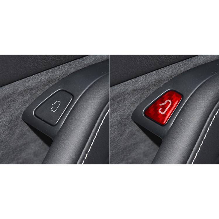 For Tesla Model 3/Y 4pcs /Set Car Window Switch Stickers(Red) - Car Interior Mouldings by buy2fix | Online Shopping UK | buy2fix
