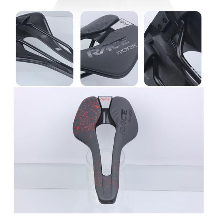 RACEWORK RK068 Mountain Bike Microfiber Leather Seat Cushion(Blue) by RACEWORK