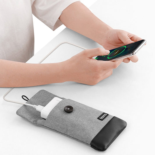 Baona Waterproof Data Cable Protective Bag, Spec: Hidden Buckle Small (Gray) by Baona