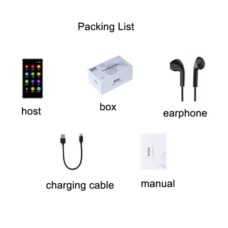 WIFI Game E-Book Touch Screen Bluetooth Mini Tablet MP3/MP4/MP5, TF Capacity: 128GB(2G DDR+16G Flash) - MP4 Player by buy2fix | Online Shopping UK | buy2fix
