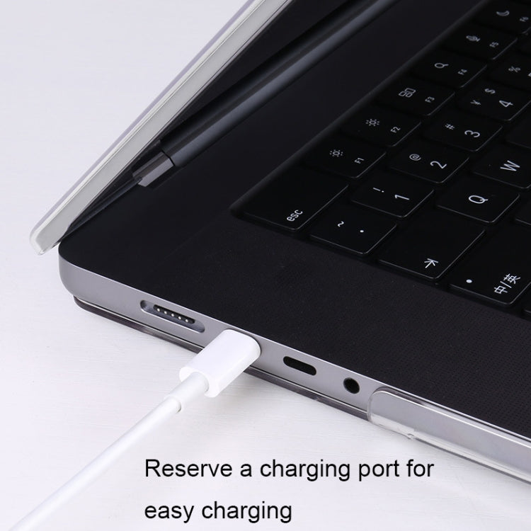 JRC JK9301 Laptop Crystal Protective Case For Macbook Pro 16 A2485(Transparent) by JRC