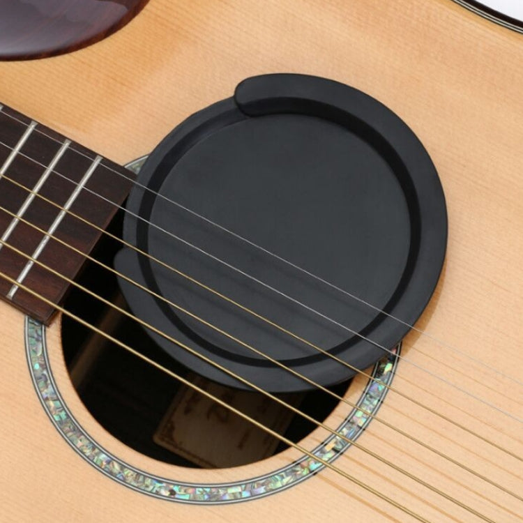 Silicone Folk Acoustic Guitar Sound Hole Cover Guitar Anti-whistle Mute(For 38/39 inches) - String Instrument Accessories by buy2fix | Online Shopping UK | buy2fix