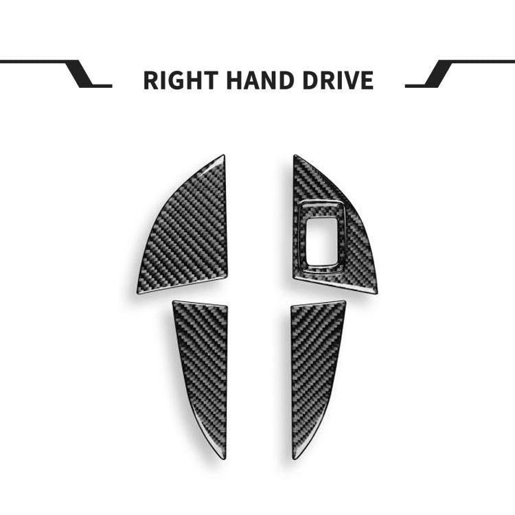 For BMW X1 F48/X2 F39 5pcs /Set Right-Hand Drive Front Rear Door Storage Box Panel Stickers(Black) - Car Interior Mouldings by buy2fix | Online Shopping UK | buy2fix