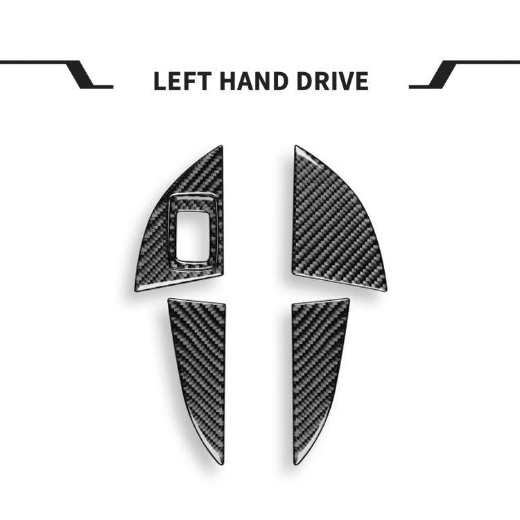 For BMW X1 F48/X2 F39 5pcs /Set Left-Hand Drive Front Rear Door Storage Box Panel Stickers(Black) - Car Interior Mouldings by buy2fix | Online Shopping UK | buy2fix