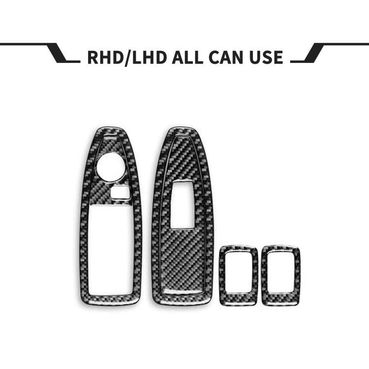 For BMW X1 F48/X2 F39 6pcs /Set Door Lift Stickers Without Small Holes(Black) - Car Interior Mouldings by buy2fix | Online Shopping UK | buy2fix