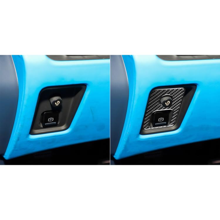For Chevrolet Corvette C8 Electronic Handbrake Switch Frame Sticker(Black) - Car Interior Mouldings by buy2fix | Online Shopping UK | buy2fix