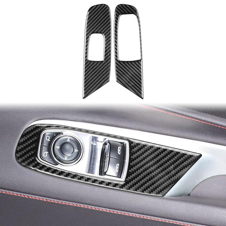 For Chevrolet Corvette C8 Right-Hand Drive Door Lift Panel Sticker(Black) - Car Interior Mouldings by buy2fix | Online Shopping UK | buy2fix