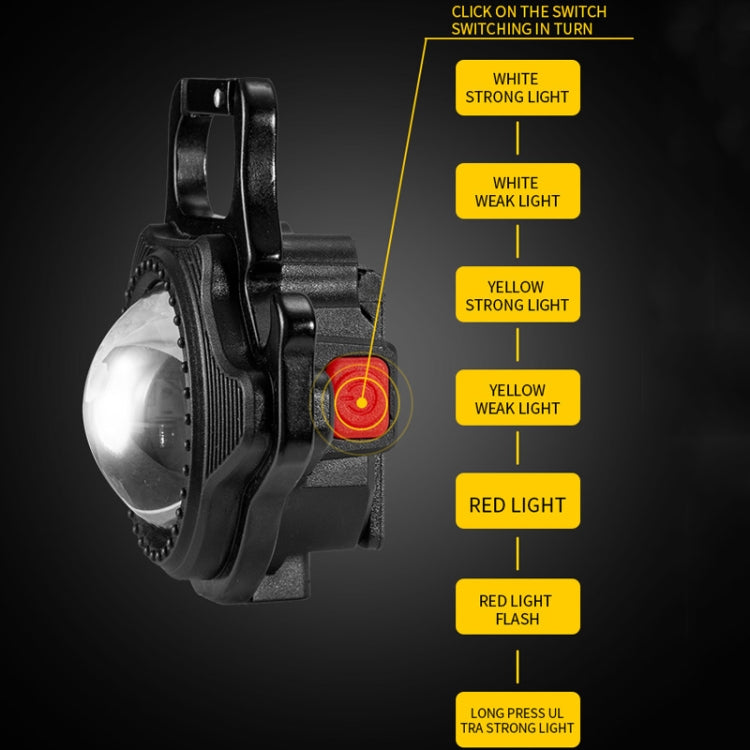 E-SMARTER W5133 Mini Keychain Strong Light Portable Flashlight, Specification: Black - Mini Flashlight by E-SMARTER | Online Shopping UK | buy2fix