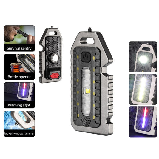 E-SMARTER W5135 Mini Keychain Strong Light Portable Flashlight(Tarnish) by E-SMARTER