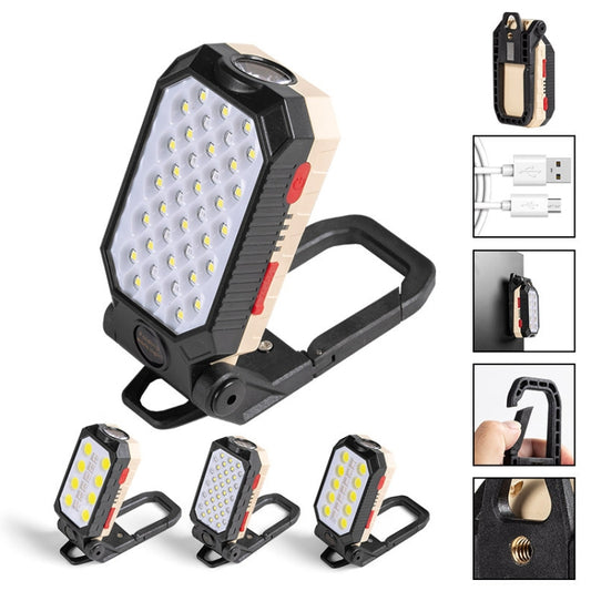 E-SMARTER COB Work Light USB Emergency Flashlight Maintenance Lamp, Style: W598B Small by E-SMARTER