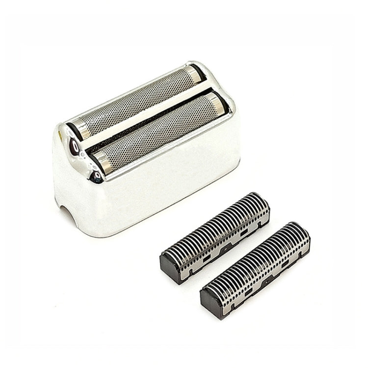 Electric Razor Trimmer Head Cover For Babylis,Style: Silver Cover+Silver Knife Net+Knife Head - Shavers Parts by buy2fix | Online Shopping UK | buy2fix