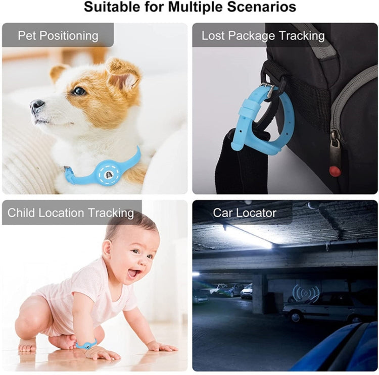 Pet Luminous Collar Locator Cover for Airtag, Specification: S(Luminous Pink) - Pet Series by buy2fix | Online Shopping UK | buy2fix