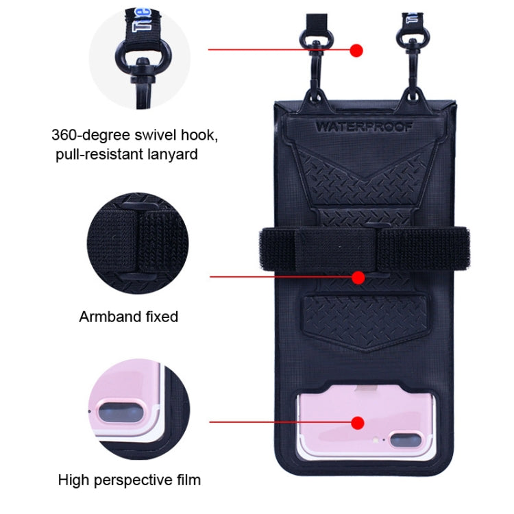 Tteoobl 30m Underwater Mobile Phone Waterproof Bag, Size: Large(Pink) - Waterproof Bag by Tteoobl | Online Shopping UK | buy2fix