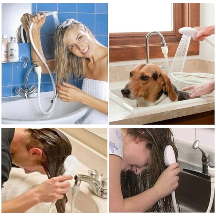 Round Shape High Pressure Handheld Shower Head Water Saving Bathroom Accessories by buy2fix