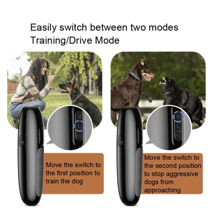 UB100 Ultrasonic Trainer Barking Device Handheld Portable Driving Artifact(Black) by buy2fix