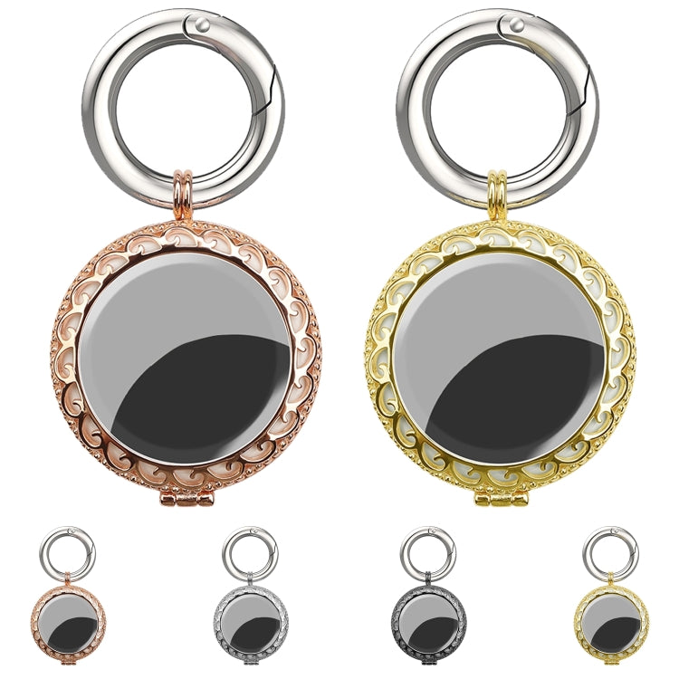 Anti-Lost Plating Keychain Locator Tracker Protective Cover For Airtag(Rose Gold) - Key Chain Series by buy2fix | Online Shopping UK | buy2fix