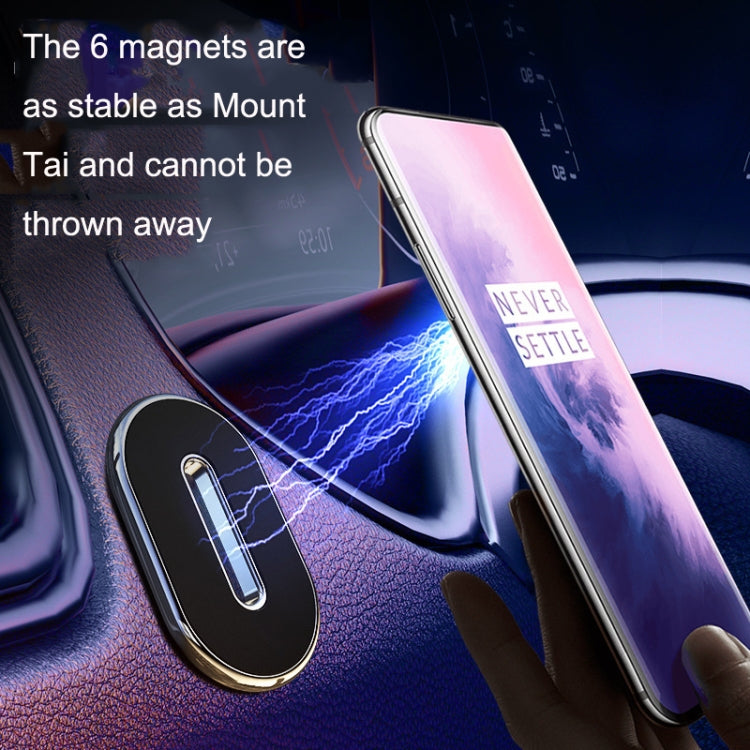 Q10 Car Dashboard Magnetic Suction Mini Mobile Phone Holder(Gold) by buy2fix