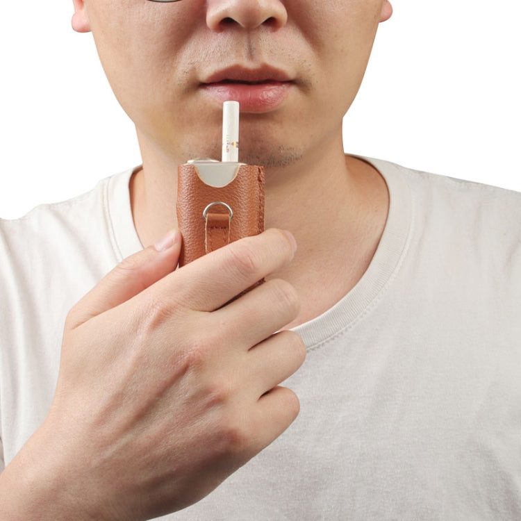 Electronic Cigarette Leather Protective Case For IQO ILUMA ONE, Style: Lychee Pattern (Brown) by buy2fix