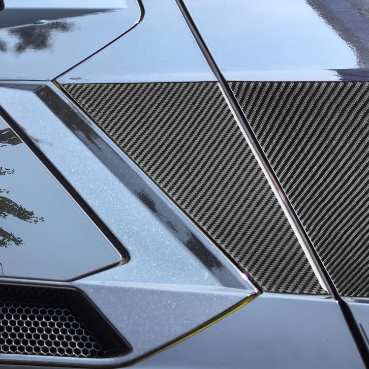 For Chevrolet Corvette C8 4pcs /Set Roof Camera Both Sides Stickers(Black) - Car Interior Mouldings by buy2fix | Online Shopping UK | buy2fix