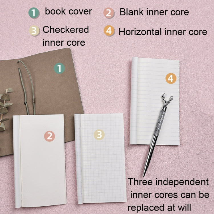 A6 Retro Lace Carved Girls Hand Ledger Diary With 3 Separate Inner Pages(Pink) - Notebooks by buy2fix | Online Shopping UK | buy2fix