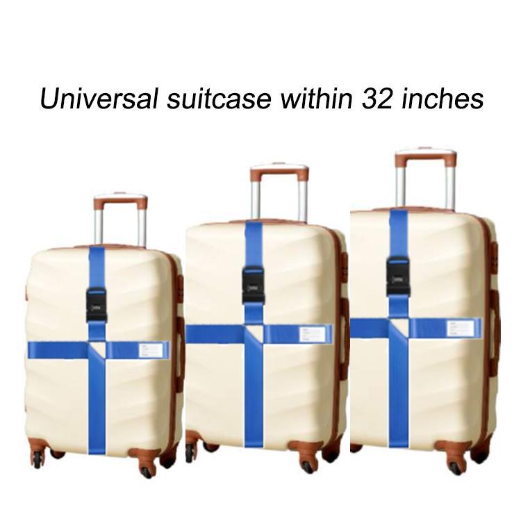 Luggage Reinforcement Straps Fixed Protective Rope With Combination Lock, Color: Black - Tapes & Ropes by buy2fix | Online Shopping UK | buy2fix