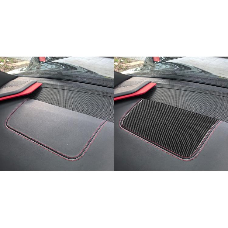 For Chevrolet Corvette C8 Right-Hand Drive Passenger Panel Sticker(Black) - Car Interior Mouldings by buy2fix | Online Shopping UK | buy2fix