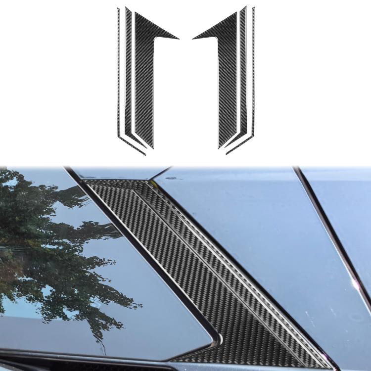 For Chevrolet Corvette C8 6pcs /Set Roof Camera Frame Sticker(Black) - Car Interior Mouldings by buy2fix | Online Shopping UK | buy2fix