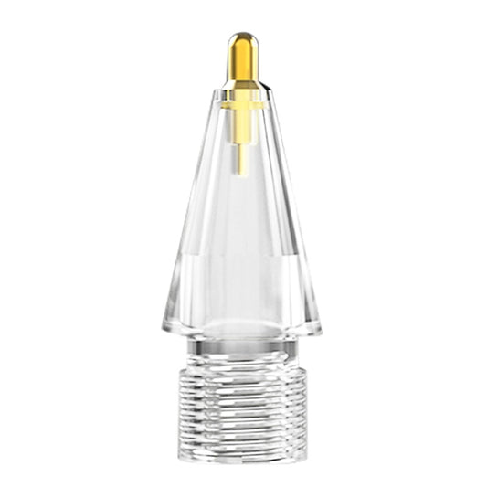 For Apple Pencil 1/2 Transparent Replacement Pen Tip Transform Nib,Style: 5.0 Silver Needle by buy2fix