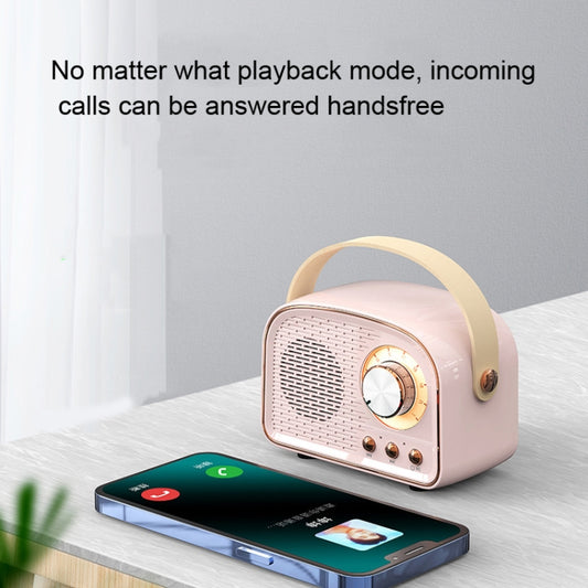 DW21 Vintage Radio BT Speaker Support TF Card/U Disk to Play(Dark Green) - Desktop Speaker by buy2fix | Online Shopping UK | buy2fix