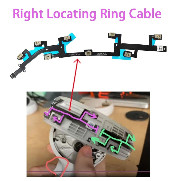 For Meta Quest 2 Locating Ring Flex Cable Left Without Light - by buy2fix | Online Shopping UK | buy2fix