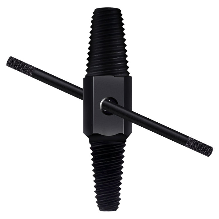 4 / 6 Points Faucet Break Screw Remover Smooth Silky Tooth Double-headed Screw Tool(Black) - Screws by buy2fix | Online Shopping UK | buy2fix