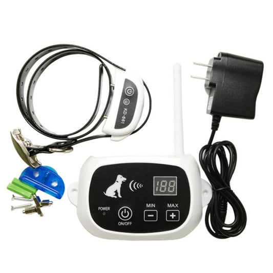 KD-661 500m Wireless Electric Dog Pet Fence Shock Collar,Spec: For Two Dog(US Plug) by buy2fix