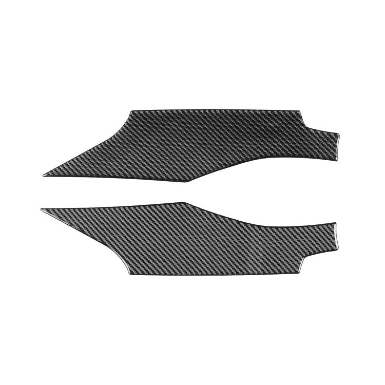 For Chevrolet Corvette C8 2pcs /Set Door Panel Decorative Sticker(Black) - Car Interior Mouldings by buy2fix | Online Shopping UK | buy2fix